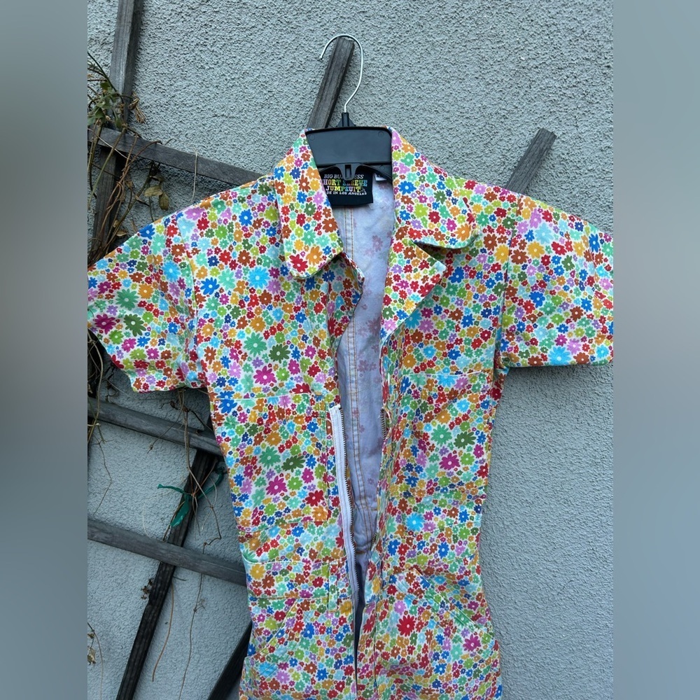 Big Bud Press Blossom Short Sleeve Jumpsuit - Picture 7 of 10